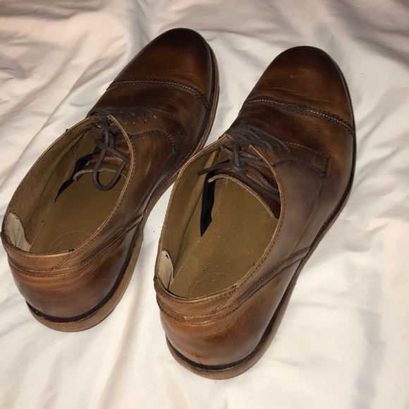 Sutro Brown Cognac Shoe Dress Casual Oxford 11.5